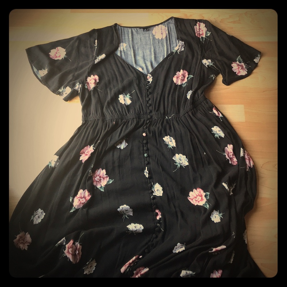 Torrid Floral Dress, 3X